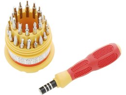 6910# Zestaw wkrętak z końcówkami 31sztuk