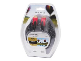 92-056# Przyłącze hdmi-hdmi red 4k 3.0m proste