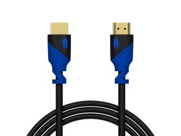 92-637# Przyłącze hdmi-hdmi blue proste 1.5m 4k