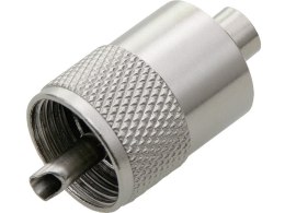 3044# Wtyk cb (uhf/uc1) zaciskany rg59+tulejkarg59+tulejka