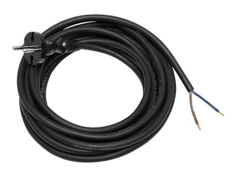 3075# Przyłącze s-8 5,0m 2x1,5 do elektronarządzi guma 3075# Przyłącze s-8 5,0m 2x1,5 do elektronarządzi guma