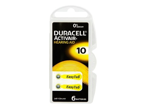 3856# Bateria da-10 duracell do aparatu słuchowego 6sztuk 3856# Bateria da-10 duracell do aparatu słuchowego 6sztuk