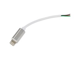 91-328# Wtyk lightning hq z przewodem 5cm