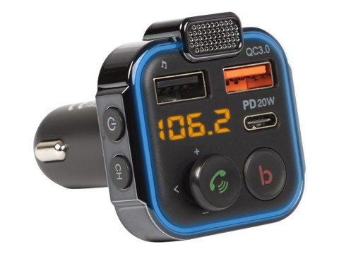 74-166# Transmiter fm blow bluetooth5.1+qc3.0 +pd 20w 74-166# Transmiter fm blow bluetooth5.1+qc3.0 +pd 20w