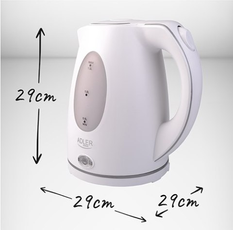 AD 1207 Czajnik plastikowy 1,5 l AD 1207 Czajnik plastikowy 1,5 l