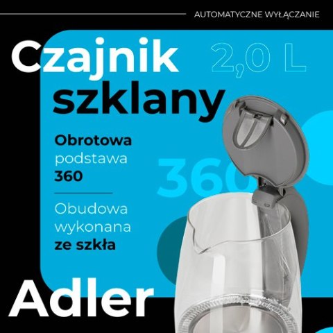 AD 1286 Czajnik szklany 2,0 l AD 1286 Czajnik szklany 2,0 l