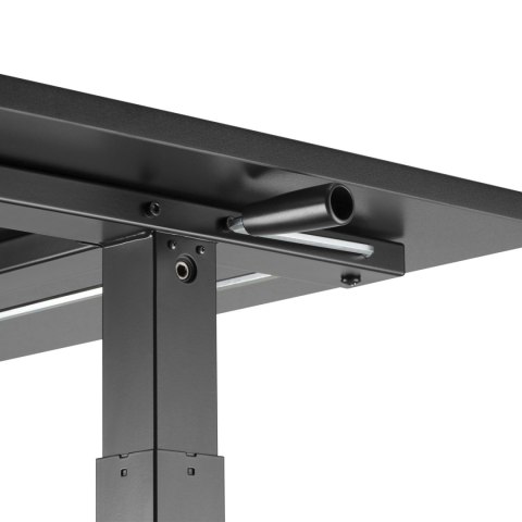 Biurko ręczna regulacja wys Ergo Office, max 40 kg, max wys 117cm, z blatem do pracy stojąco siedzącej, ER-401 B Biurko ręczna regulacja wys Ergo Office, max 40 kg, max wys 117cm, z blatem do pracy stojąco siedzącej, ER-401 B