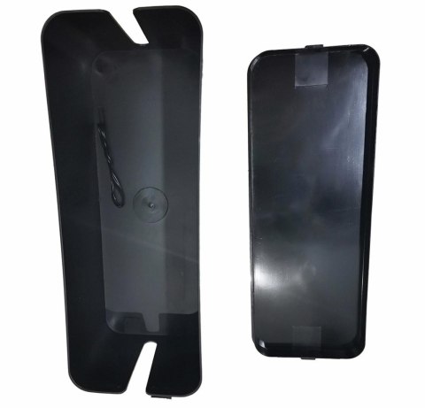 AG963 Organizer na kable listwy czarny AG963 Organizer na kable listwy czarny