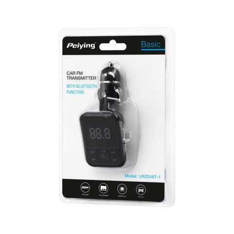 Transmiter samochodowy z funkcją bluetooth i gniazdem USB Transmiter samochodowy z funkcją bluetooth i gniazdem USB