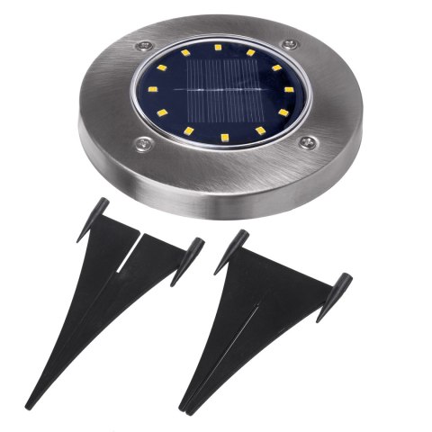 Solarna lampa najazdowa ogrodowa LED Maclean IP44, 12 LED SMD, 4000K, Ni-MH 600 mAh, 0,7W, MCE318 Solarna lampa najazdowa ogrodowa LED Maclean IP44, 12 LED SMD, 4000K, Ni-MH 600 mAh, 0,7W, MCE318