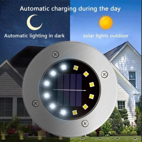 Solarna lampa najazdowa ogrodowa LED Maclean IP44, 12 LED SMD, 4000K, Ni-MH 600 mAh, 0,7W, MCE318 Solarna lampa najazdowa ogrodowa LED Maclean IP44, 12 LED SMD, 4000K, Ni-MH 600 mAh, 0,7W, MCE318