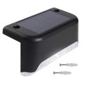 Solarna lampa schodowa tarasowa LED Maclean IP44, 4000K, Ni-MH 100 mAh, 80x45x45mm, czuj. zmierzchu MCE319