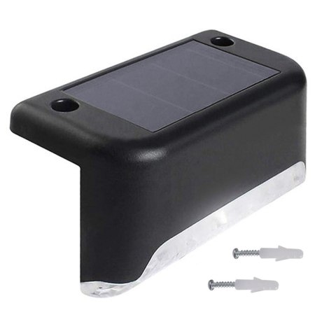 Solarna lampa schodowa tarasowa LED Maclean IP44, 4000K, Ni-MH 100 mAh, 80x45x45mm, czuj. zmierzchu MCE319 Solarna lampa schodowa tarasowa LED Maclean IP44, 4000K, Ni-MH 100 mAh, 80x45x45mm, czuj. zmierzchu MCE319