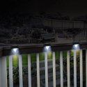 Solarna lampa schodowa tarasowa LED Maclean IP44, 4000K, Ni-MH 100 mAh, 80x45x45mm, czuj. zmierzchu MCE319