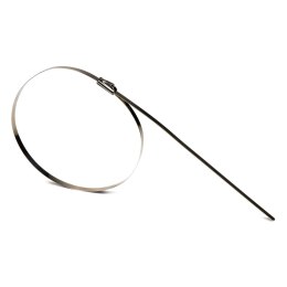 Opaski zaciskowe metalowe ze stali nierdzewnej 4.6x200mm 100 szt. amio-04321