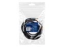 66-167# Przyłącze usb-c - jack 3,5 + jack 3,5 1,2m plecionka
