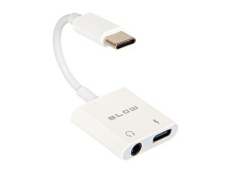 66-169# Adapter usb wtyk usb-c gniazdo usb-c + gniazdo jack 3,5