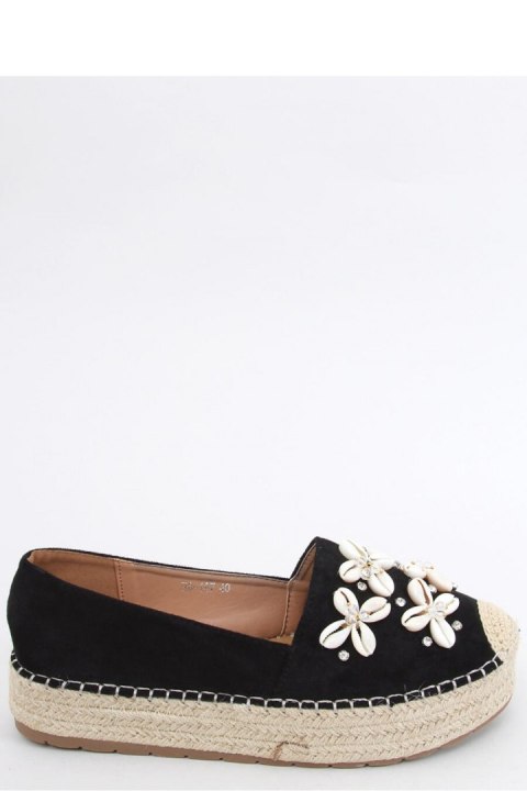 Espadryle z muszelkami ELIF BLACK - Inello Inello Espadryle z muszelkami ELIF BLACK - Inello Inello