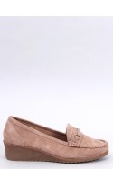 Mokasyny na koturnie INDIAN KHAKI - Inello Inello