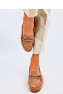 Mokasyny na koturnie INDIAN KHAKI - Inello Inello