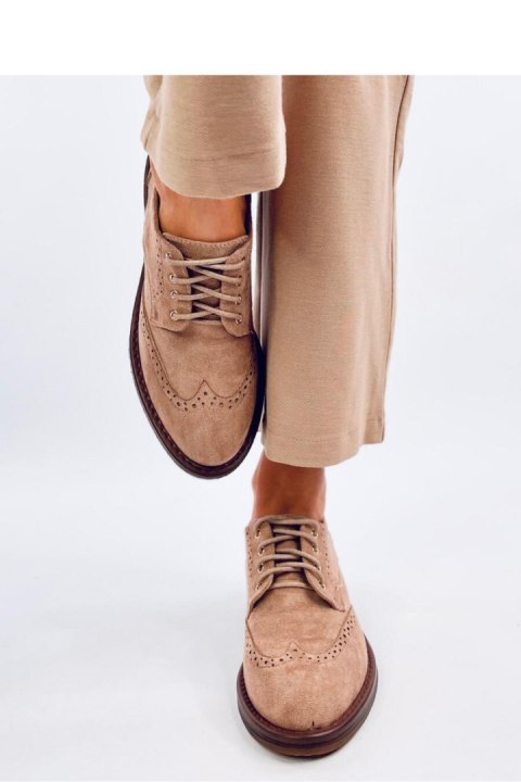 Mokasyny na obcasie VEDRA KHAKI - Inello Inello Mokasyny na obcasie VEDRA KHAKI - Inello Inello
