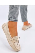 Mokasyny zamszowe WARDS BEIGE - Inello Inello