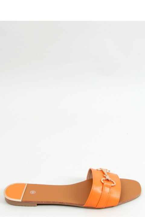 Sandał KLAPKI DAMSKIE POMARAŃCZOWE N-109 ORANGE - Inello Inello Sandał KLAPKI DAMSKIE POMARAŃCZOWE N-109 ORANGE - Inello Inello