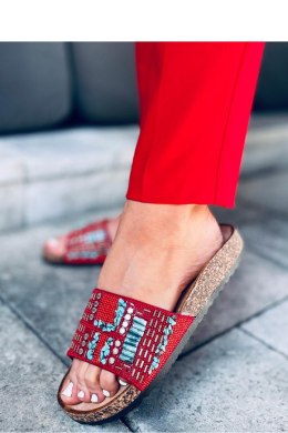 Sandał Klapki korkowe TAIDA RED - Inello Inello