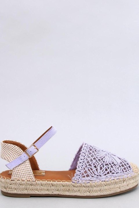 Sandałki ażurowe espadryle PREMAT PURPLE - Inello Inello