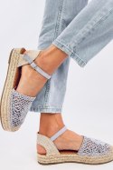 Sandałki ażurowe espadryle PREMAT PURPLE - Inello Inello