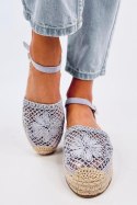Sandałki ażurowe espadryle PREMAT PURPLE - Inello Inello