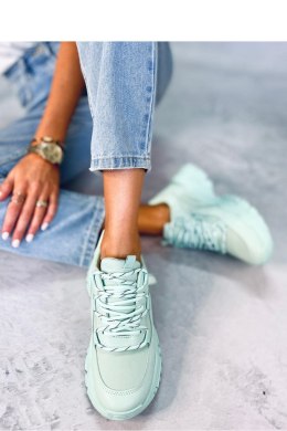 Sneakersy na koturnie BAINS GREEN - Inello Inello