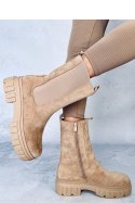 Sztyblety wysokie DOWEL KHAKI - Inello Inello