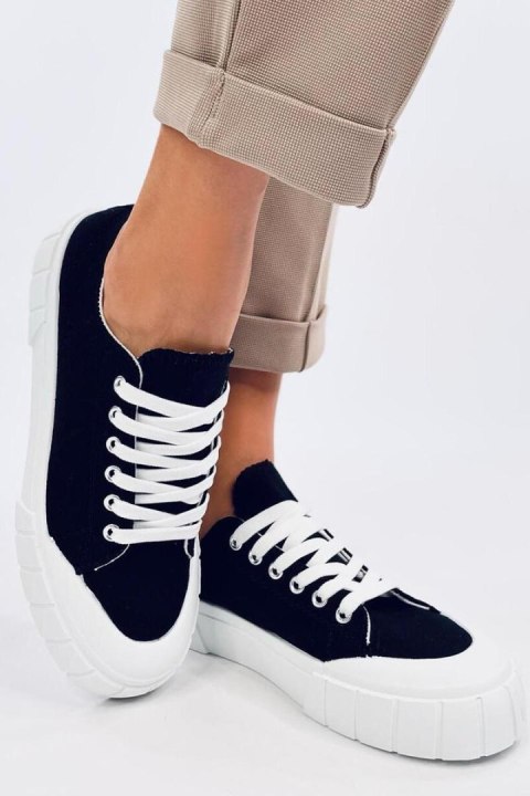 Trampki damskie CONSEN BLACK - Inello Inello Trampki damskie CONSEN BLACK - Inello Inello