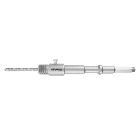 Adapter do otwornic HEX oraz wiertło pilotujące M22 200 mm Adapter do otwornic HEX oraz wiertło pilotujące M22 200 mm