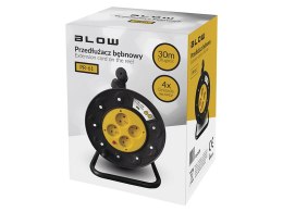 98-752# Przedłużacz sieciowy pr-61 4-gniazda z uziemieniem 30m bęben pcv 3x1,5mm