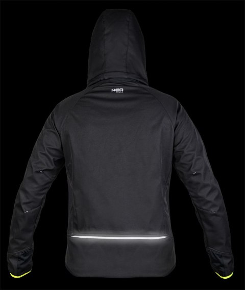 Kurtka Mix&Match Softshell, czarno-żółta, rozmiar S Kurtka Mix&Match Softshell, czarno-żółta, rozmiar S