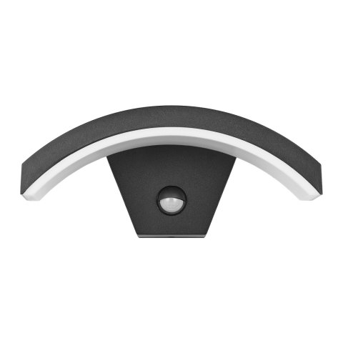 PILEA LED 9W, lampa ogrodowa z czujnikiem PIR, 700lm, IP54, 4000K, czarna PILEA LED 9W, lampa ogrodowa z czujnikiem PIR, 700lm, IP54, 4000K, czarna