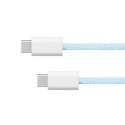 Kabel USB typu C - USB typu C 100 W 1,5 m niebieski Kruger&Matz Basic