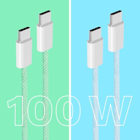 Kabel USB typu C - USB typu C 100 W 1,5 m niebieski Kruger&Matz Basic Kabel USB typu C - USB typu C 100 W 1,5 m niebieski Kruger&Matz Basic