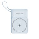 POWER BANK indukcyjny Kruger&Matz 10000 mAh Mag Safe z kablem niebieski