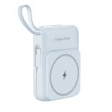 POWER BANK indukcyjny Kruger&Matz 10000 mAh Mag Safe z kablem niebieski