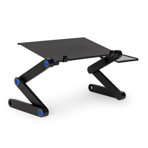 Podstawka stolik stojak pod laptop aluminiowy składany z regulacją 2 blaty Podstawka stolik stojak pod laptop aluminiowy składany z regulacją 2 blaty
