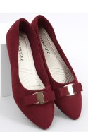 Baleriny damskie JANYA WINE RED - Inello Inello