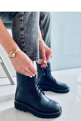 Botki na wysokiej podeszwie WEST BLACK - Inello Inello