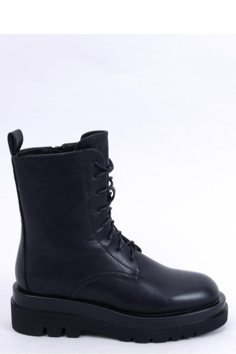 Botki na wysokiej podeszwie WEST BLACK - Inello Inello Botki na wysokiej podeszwie WEST BLACK - Inello Inello