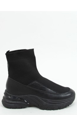 Buty sportowe skarpetkowe czarne ZP03 BLACK - Inello Inello