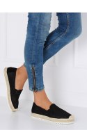 ESPADRYLE DAMSKIE CZARNE 6602 BLACK - Inello Inello