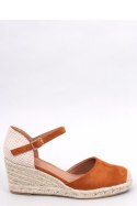 Espadryle na koturnie PLATTEN CAMEL - Inello Inello