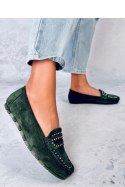 Mokasyny damskie DEYS GREEN - Inello Inello